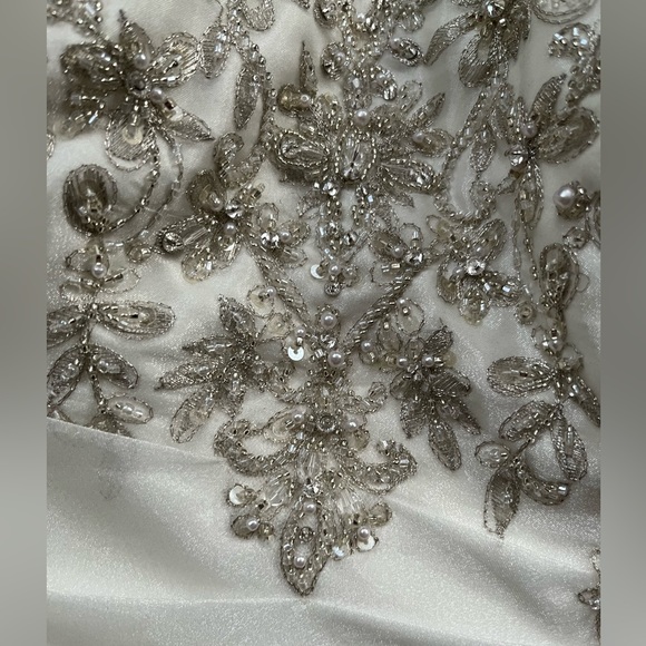 Beautiful Clean Wedding Dress - Picture 9 of 11